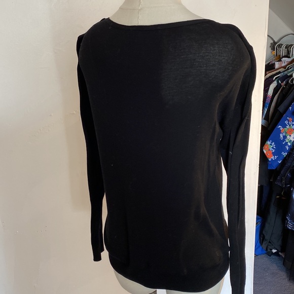 Anne fontaine black sweater size 38 - Picture 6 of 6